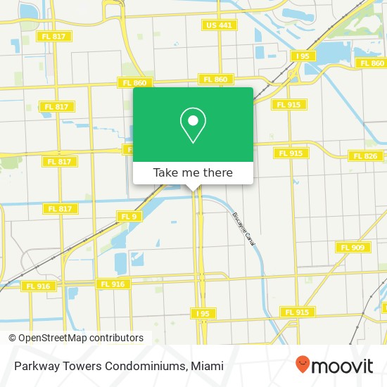 Mapa de Parkway Towers Condominiums