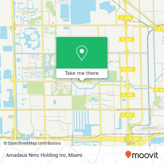 Mapa de Amadeus Nmc Holding Inc