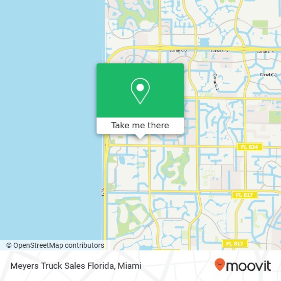 Meyers Truck Sales Florida map