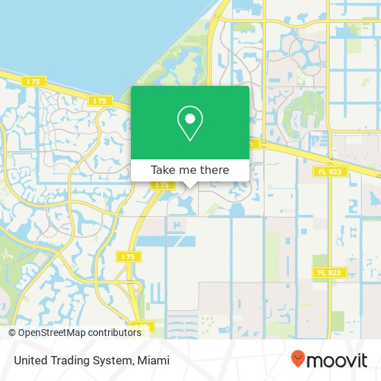 United Trading System map