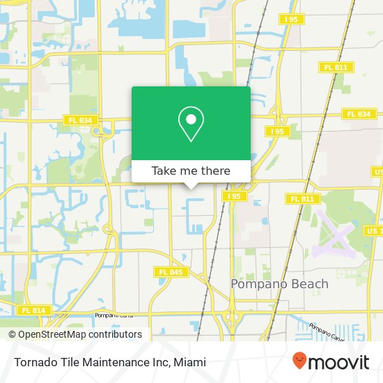Mapa de Tornado Tile Maintenance Inc