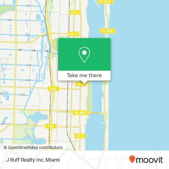 J Ruff Realty Inc map