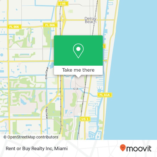 Rent or Buy Realty Inc map