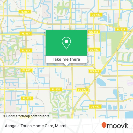 Aangels Touch Home Care map