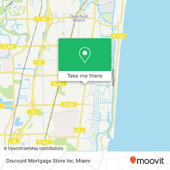 Discount Mortgage Store Inc map