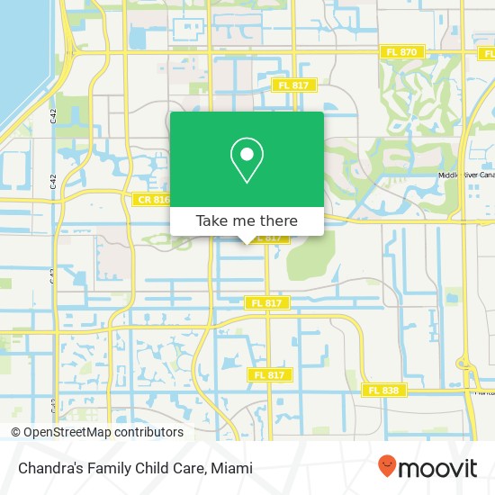 Mapa de Chandra's Family Child Care