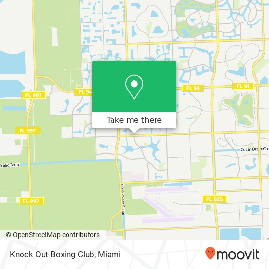 Mapa de Knock Out Boxing Club