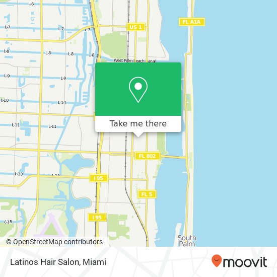 Latinos Hair Salon map