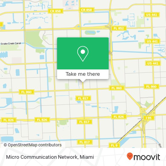 Micro Communication Network map