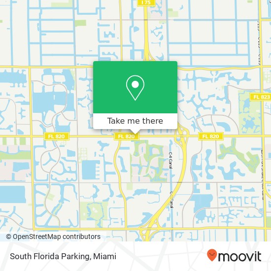 South Florida Parking map