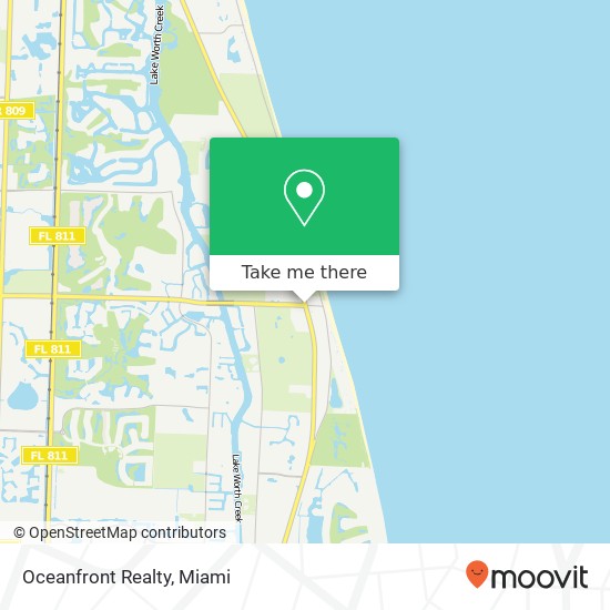 Oceanfront Realty map