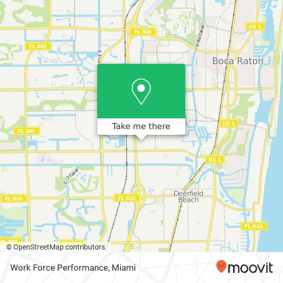 Mapa de Work Force Performance