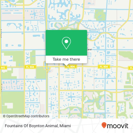 Fountains Of Boynton Animal map