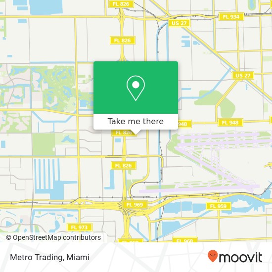 Metro Trading map