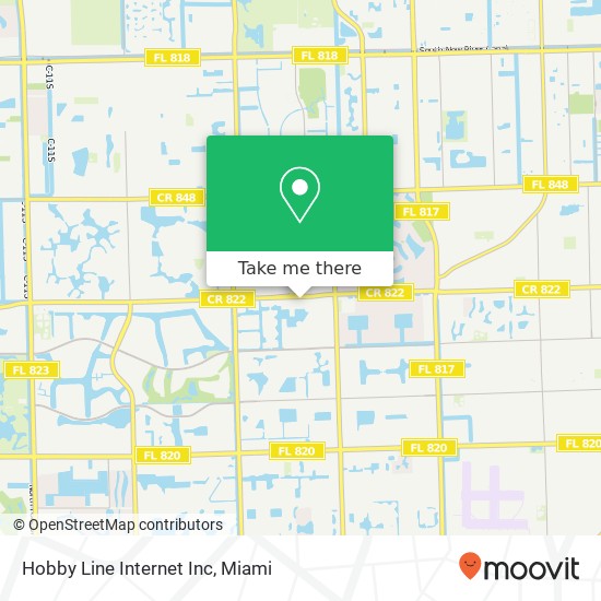 Hobby Line Internet Inc map