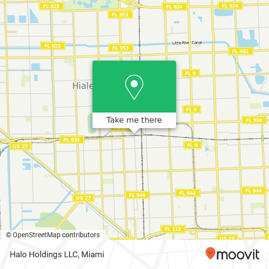 Mapa de Halo Holdings LLC