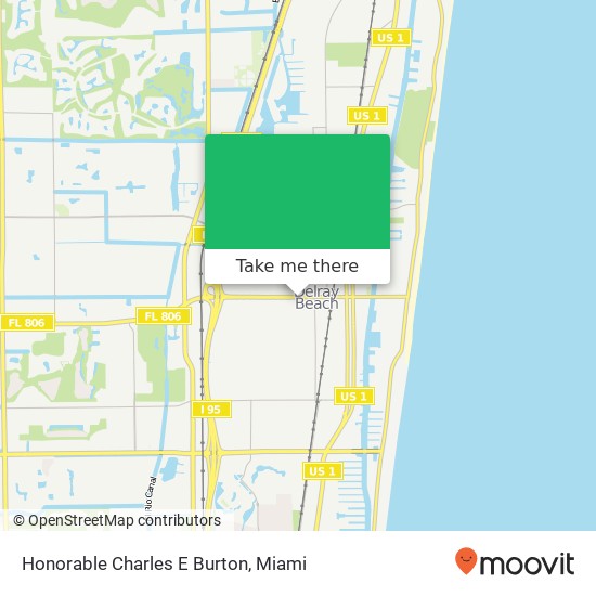 Mapa de Honorable Charles E Burton