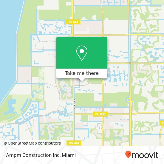 Ampm Construction Inc map