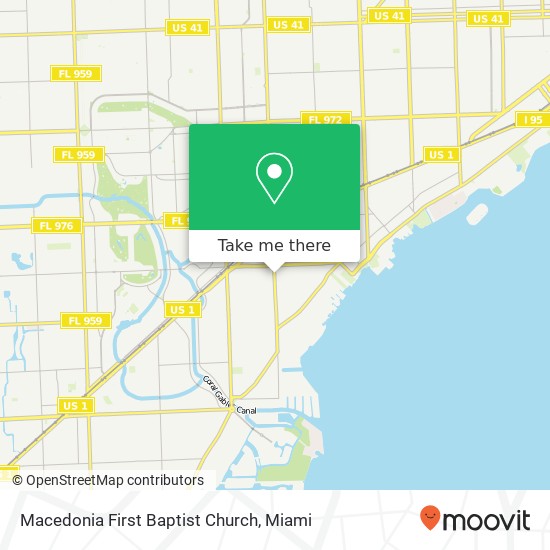 Macedonia First Baptist Church map