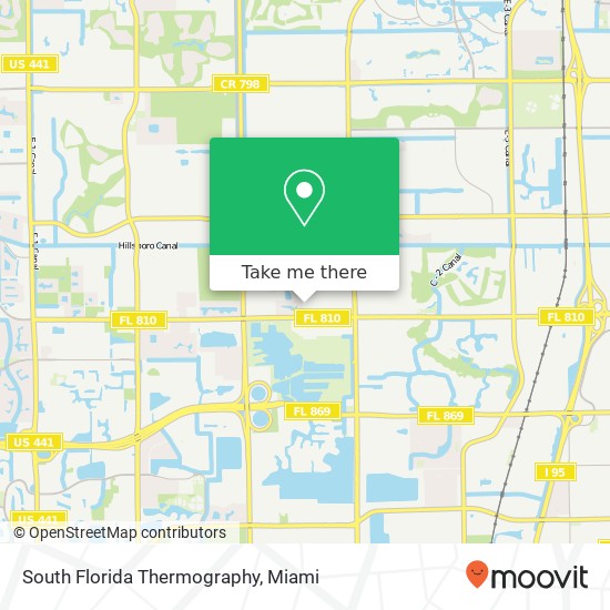 South Florida Thermography map
