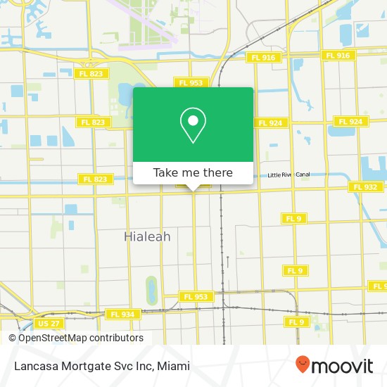Lancasa Mortgate Svc Inc map