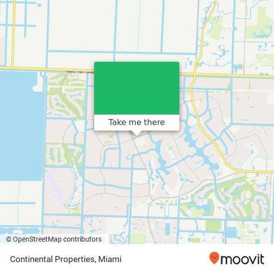 Continental Properties map