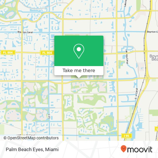 Mapa de Palm Beach Eyes