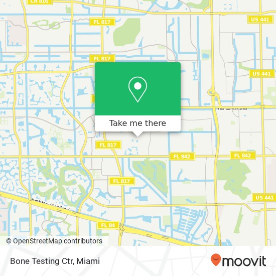 Mapa de Bone Testing Ctr