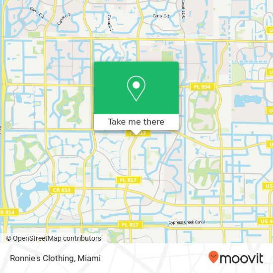 Mapa de Ronnie's Clothing