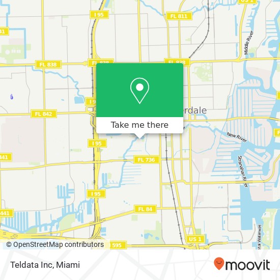 Teldata Inc map