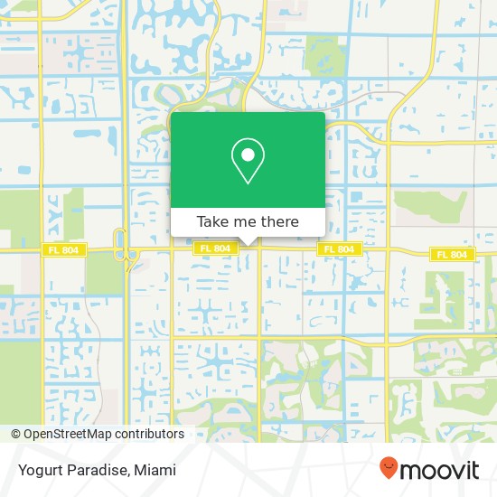 Yogurt Paradise map