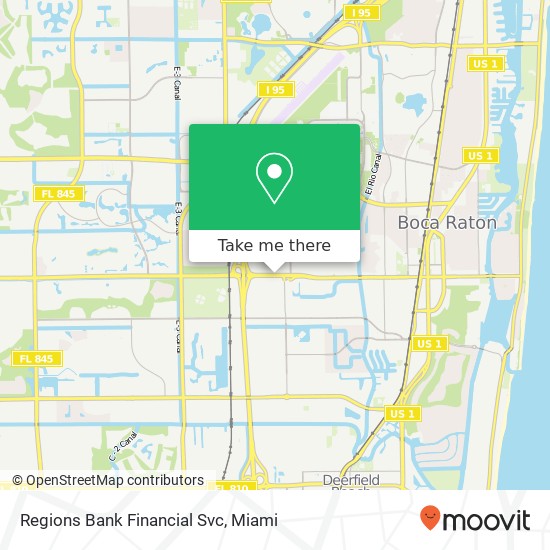 Regions Bank Financial Svc map