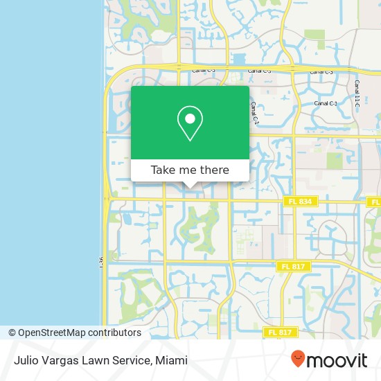 Mapa de Julio Vargas Lawn Service
