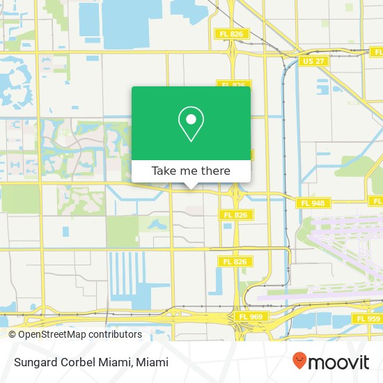 Sungard Corbel Miami map