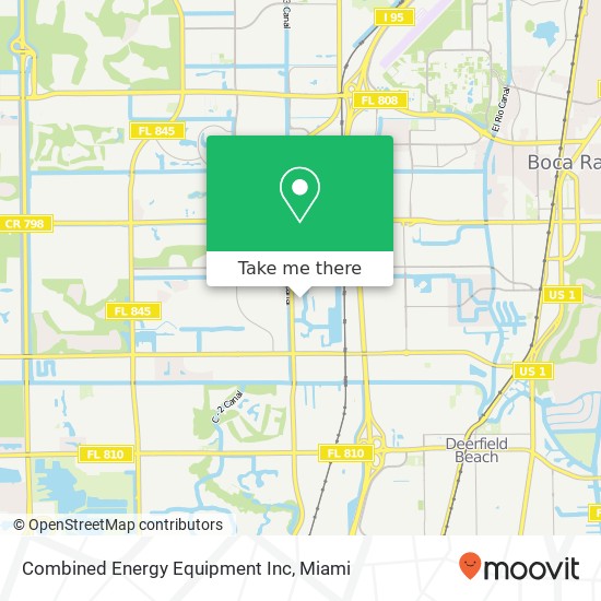 Mapa de Combined Energy Equipment Inc