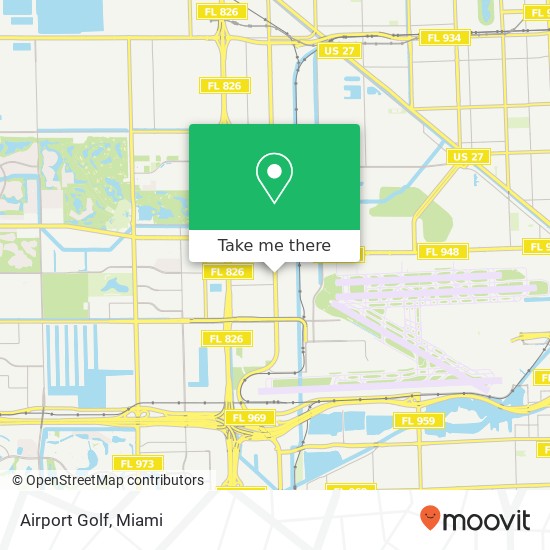 Airport Golf map