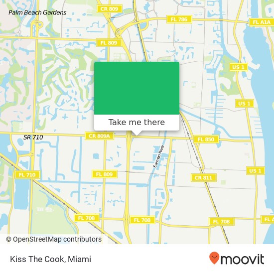 Kiss The Cook map