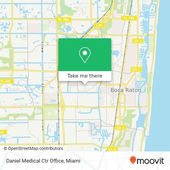 Daniel Medical Ctr Office map