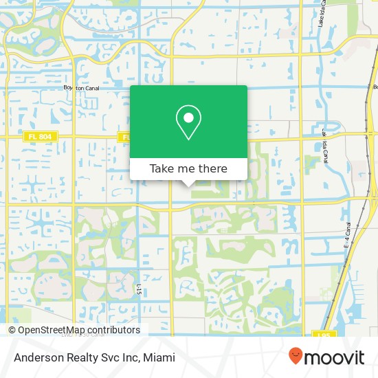 Anderson Realty Svc Inc map