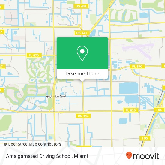 Amalgamated Driving School map