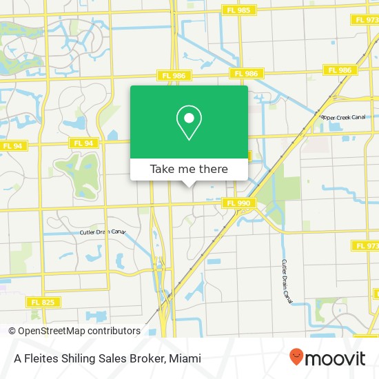 A Fleites Shiling Sales Broker map