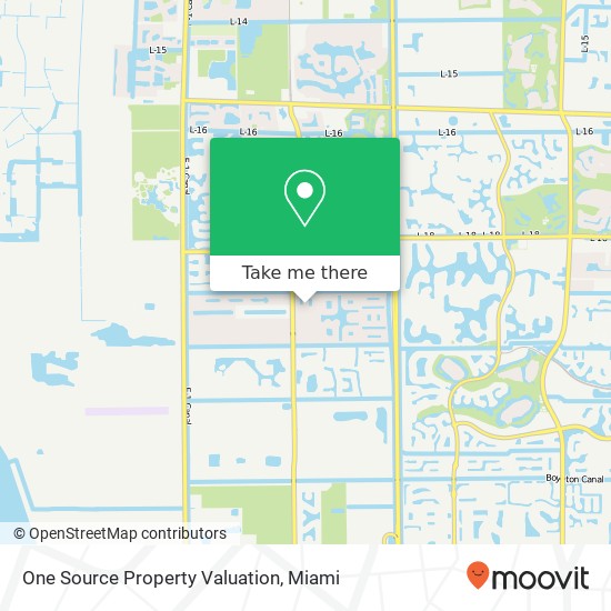 One Source Property Valuation map