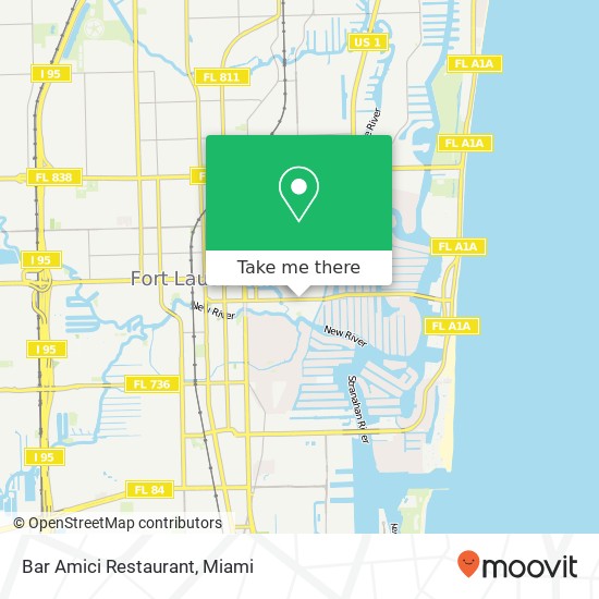 Bar Amici Restaurant map