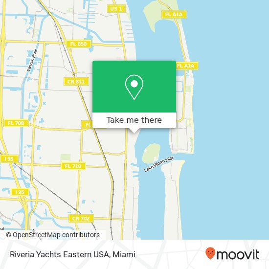 Riveria Yachts Eastern USA map