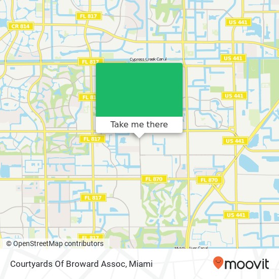 Mapa de Courtyards Of Broward Assoc