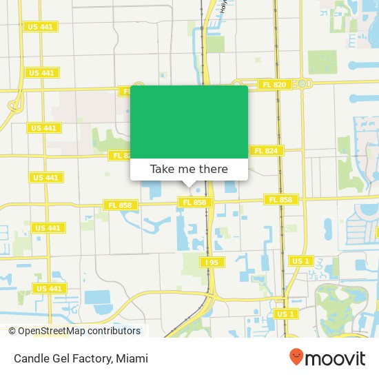 Mapa de Candle Gel Factory