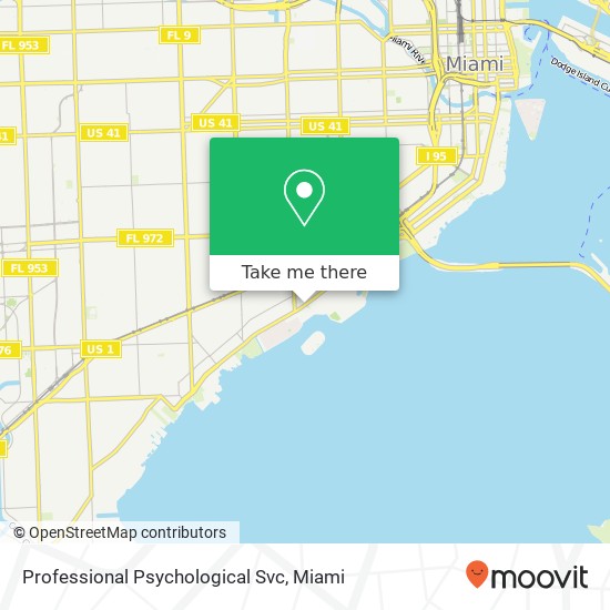 Professional Psychological Svc map