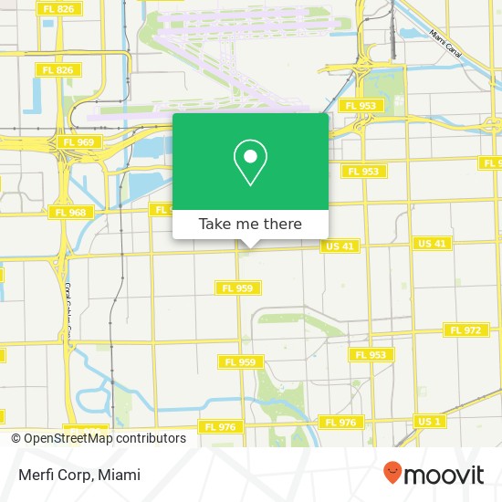 Merfi Corp map