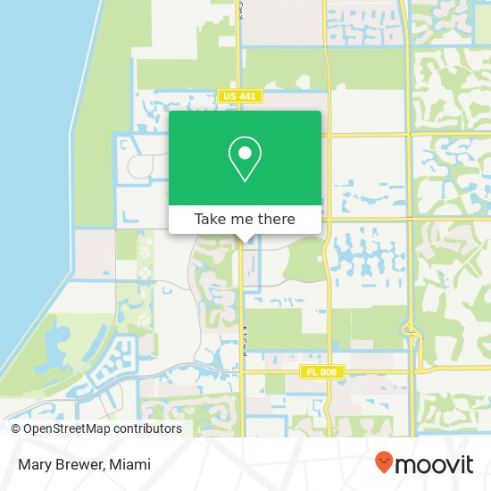 Mapa de Mary Brewer