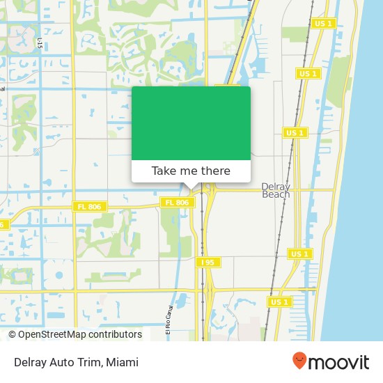 Mapa de Delray Auto Trim